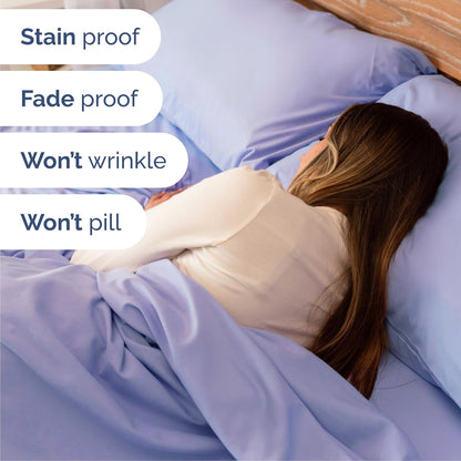 Queen Size Sheet Set by Hotel Luxury | Comfy, Breathable & Cooling - Ultra-Soft, Deep Pockets - Lavender