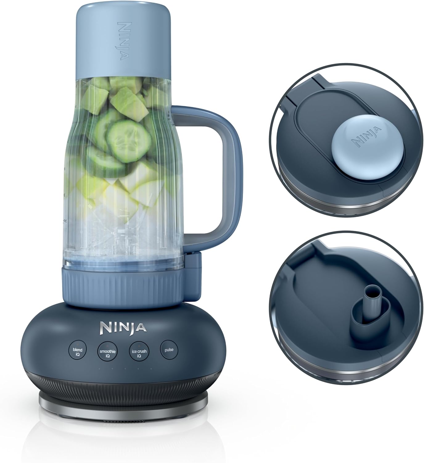 Ninja Blendboss™ Personal Blender - Smoothies & Frozen Drinks | 26oz Travel Tumbler with Leak-Proof Lid & Chug Spout