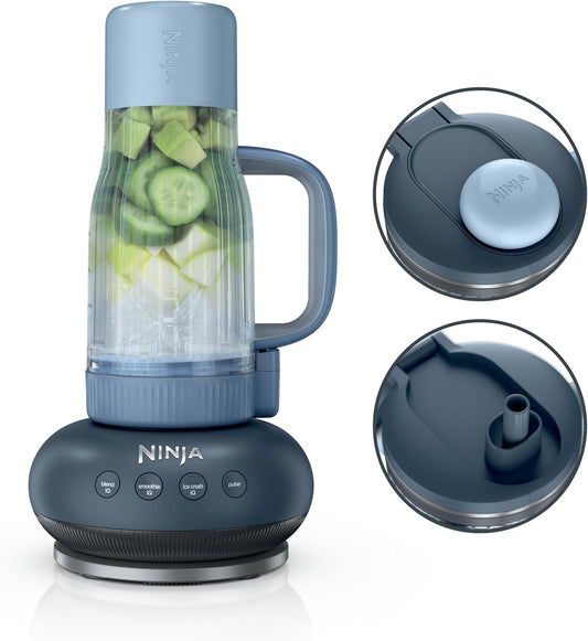 Ninja Blendboss™ Personal Blender - Smoothies & Frozen Drinks | 26oz Travel Tumbler with Leak-Proof Lid & Chug Spout