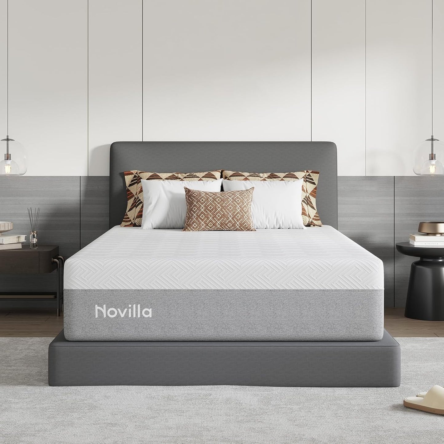 Novilla Mattress - 14 Inch Gel Memory Foam Full Size | Supportive, Pressure Relieving Comfort
