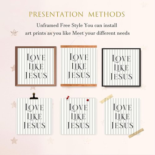 LARTSFRO Coquette Black Bow Wall Art - Inspirational Christian Decor for Teen Girls | Set of 4 Unframed 10x10 Inch Prints