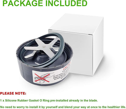 NutriBullet Replacement Extractor Blade - Fits 600W/900W Pro Series Blender with Silicone Gasket Seal