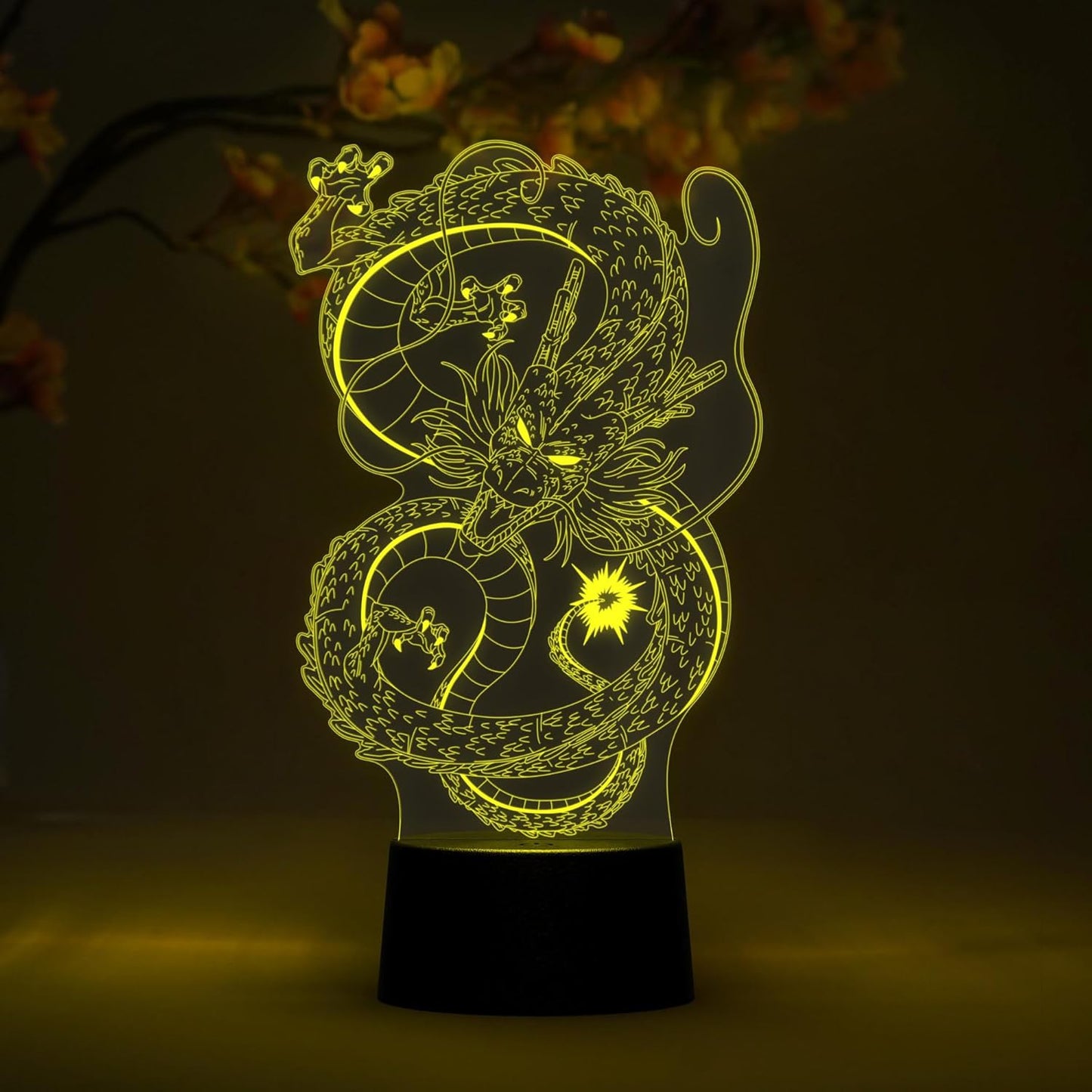 Otaku Lamps Shenron Dragon Ball Super - 16 Color RGB LED Anime Night Light | 3D Room Décor Gift