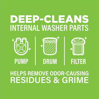 Affresh Washing Machine Cleaner - Eliminate Odor Causing Bacteria & Grime | 5 Time Release Tablets, 5 Month Supply