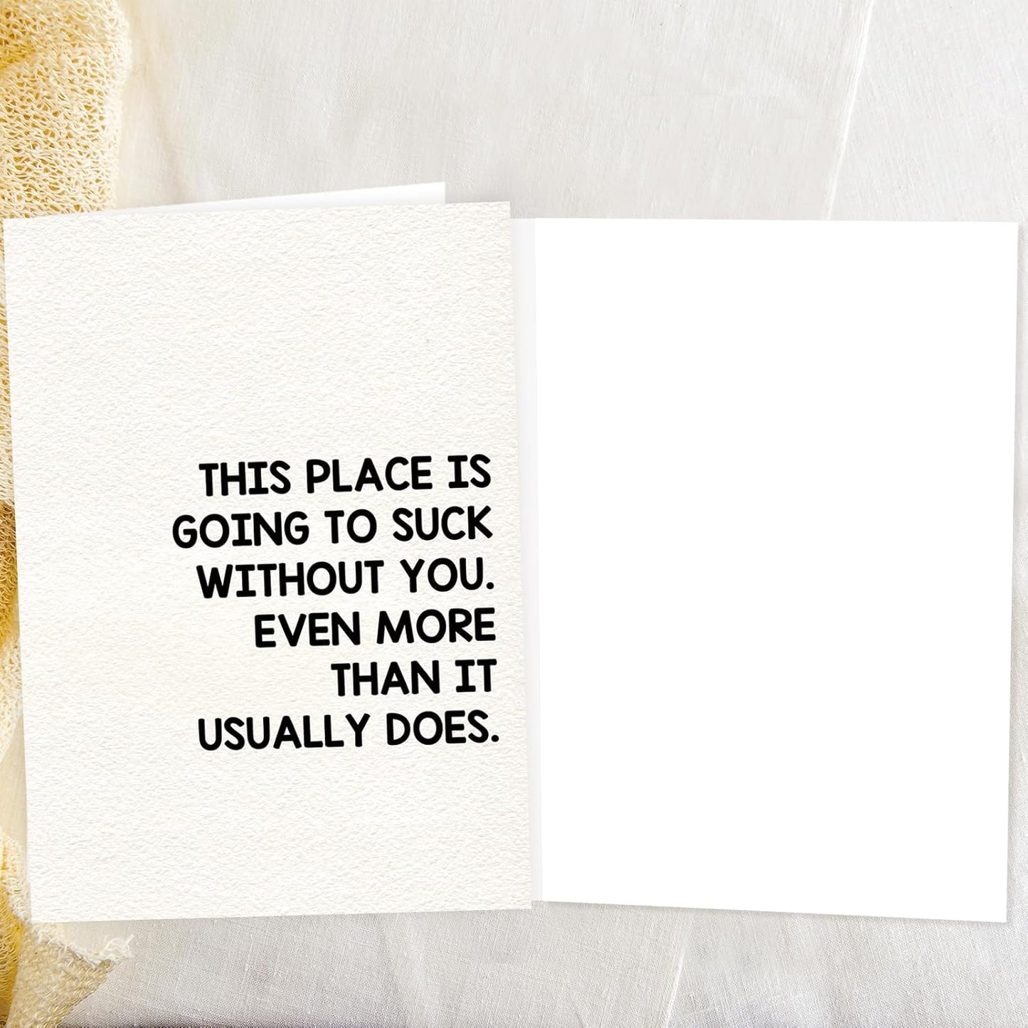 OJsensai Funny Coworker Leaving Gift, Farewell Card, New Job Gifts for Women Men, Retirement Gifts