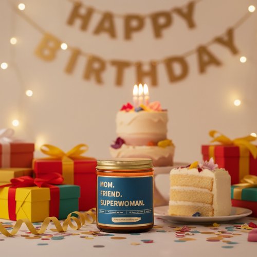 Friendship Gift for Women | Lavender Vanilla Scented Candle for Women, 100% Soy Wax | Empowering Candle for Her for Christmas or Birthday | Empowerment Present Ideas for Mom, Coworker, Best Friends