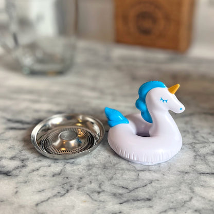 Genuine Fred, FLOAT-TEA UNICORN, Unicorn Pool Float Reusable Tea Infuser, Fun Gift for Tea Lovers, Clever Kitchen Gadget