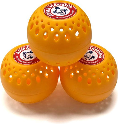 Arm & Hammer OdorBusterz® Odor Eliminator Balls - Clean Burst Baking Soda Odor Control | 3 Count for Closets & Small Spaces
