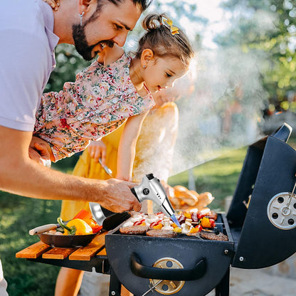 TBTEEK Butane Torch - Adjustable Flame Kitchen Torch with Safety Lock for Cooking, BBQ & Baking