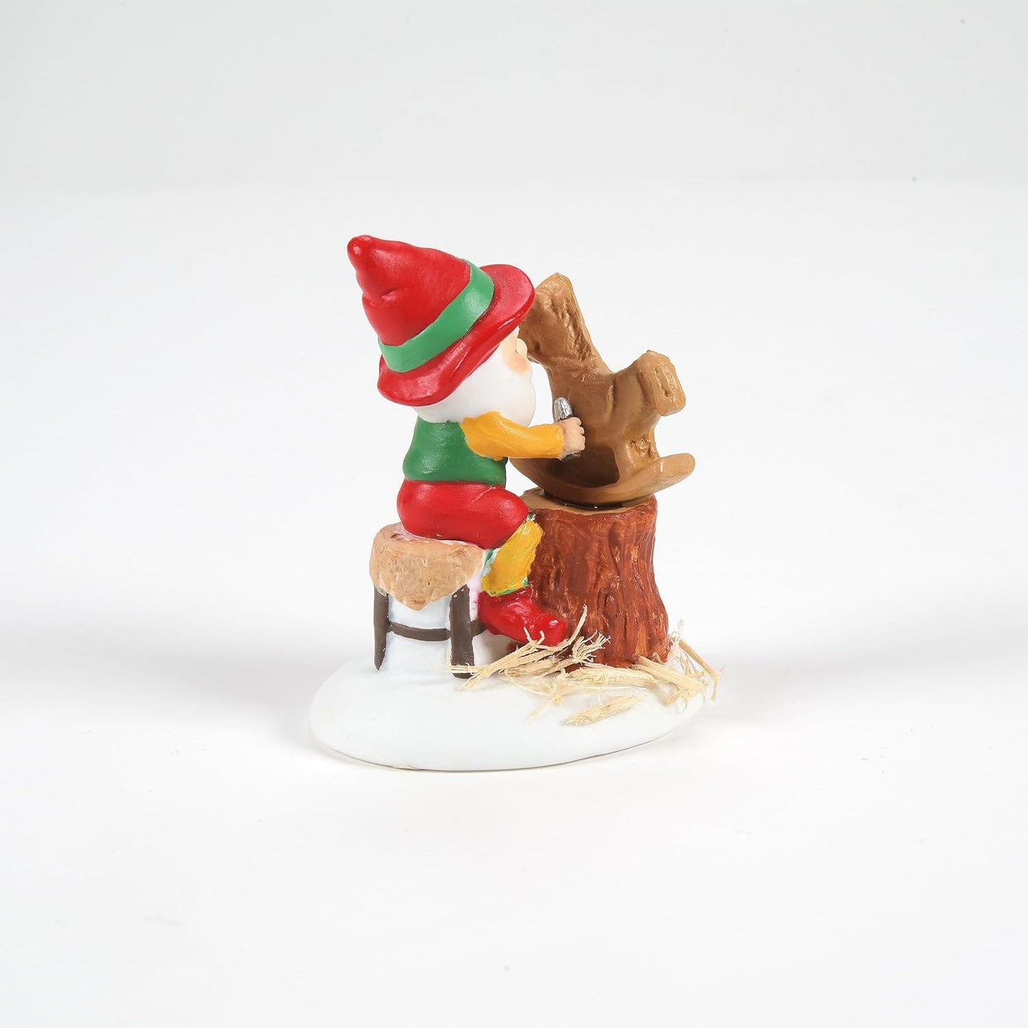Department 56 Elf Ready for Paint Figurine - 1.85 Inch Multicolor North Pole Village Accessory