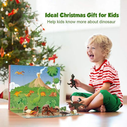 D-FantiX Dinosaur Advent Calendar 2025 - 24-Day Countdown to Christmas | Fun Xmas Gift for Kids Ages 3-6