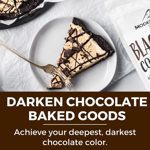 Black Cocoa Powder - 8 Oz | Achieve Rich Chocolate Flavor for Baked Goods | Dutch-Processed & Unsweetened