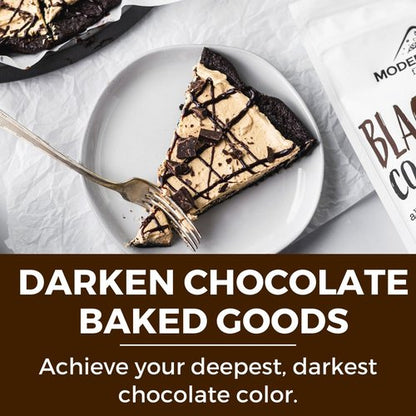 Black Cocoa Powder - 8 Oz | Achieve Rich Chocolate Flavor for Baked Goods | Dutch-Processed & Unsweetened