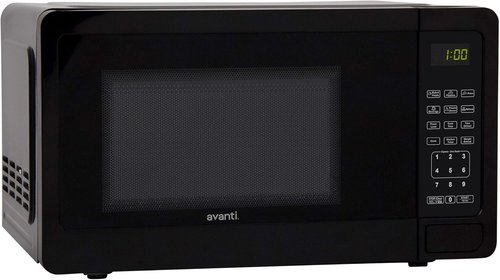 Avanti Microwave Oven - 700-Watt Compact Design with 6 Pre-Cooking Settings | 0.7 Cu.Ft., Black