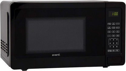Avanti Microwave Oven - 700-Watt Compact Design with 6 Pre-Cooking Settings | 0.7 Cu.Ft., Black