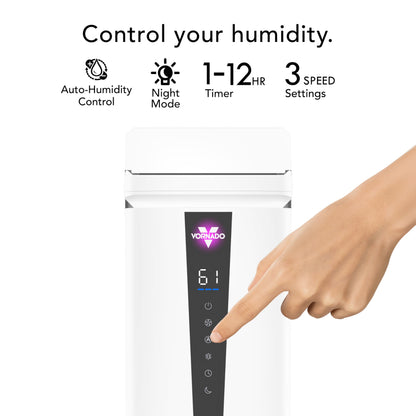 Vornado MISTIC 6 Whole Room Ultrasonic Humidifier, Top-Fill, Aromatherapy, 1.5-Gallon Tank, 3-Gallon Output, Warm or Cool Mist Humidifier, Automatic Humidity Control, Included Scent Pads