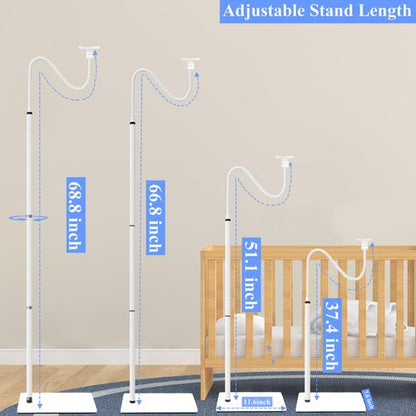 EYSAFT Baby Monitor Floor Stand Holder Mount Compactible for eufy E21,E30,Spaceview E110, Spaceview pro E210