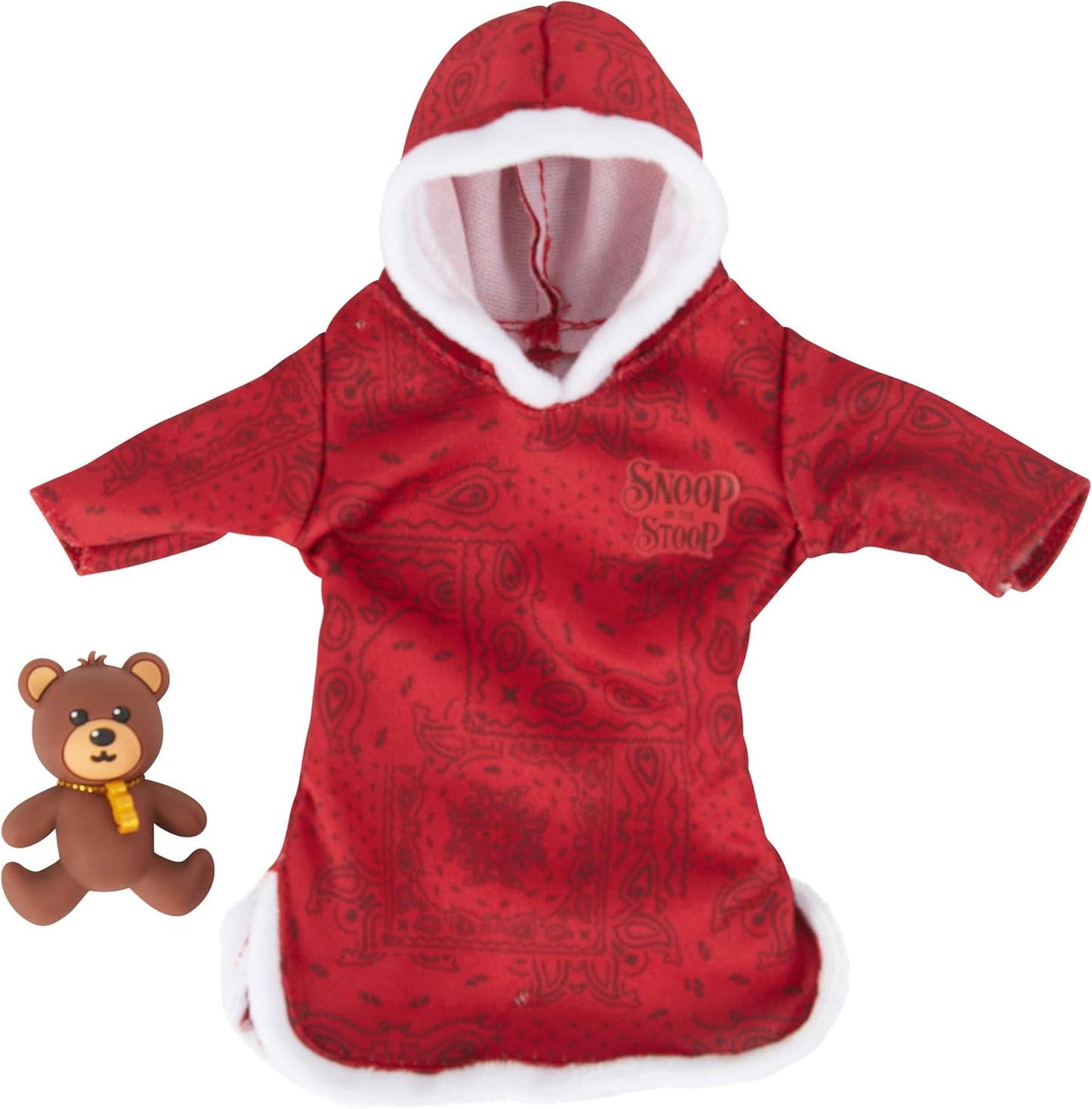 Snoop Dogg Pajama Expansion Pack - Red Robe with Teddy Bear | Perfect for Secret Santa Gifts