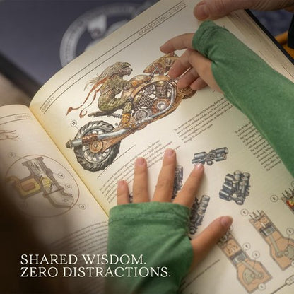 HUNGRY MINDS The Book + Octopolis Puzzle - Ultimate Guide to Rebuilding Civilization | 400+ Pages of Engaging Illustrations