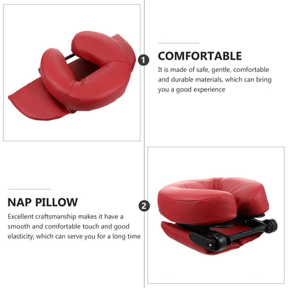 EXCEART Beauty Bed Pillow 1pc Massage Couch Facial Pillow Travel Face Massage Pillow Adjustable Angle Pillow