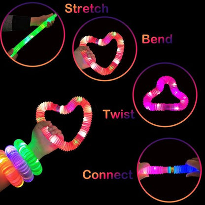 Glow Sticks | 48 PCS Glow in the Dark Bracelets & Necklaces - Perfect Party Favors for Kids
