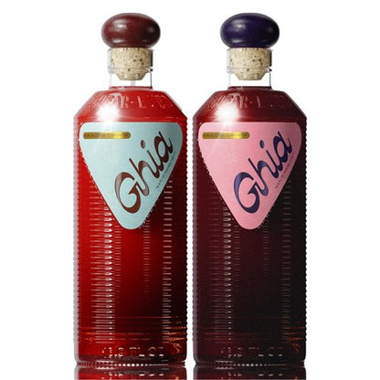 Ghia Non-Alcoholic Apéritif Combo, Original and Berry Variety Pack 500ml (2-Pack) | Botanical Mediterranean-Inspired Spirit Mocktail & Cocktail Mixer | Vegan, No Added Sugar, No Artificial Flavors, Caffeine-Free, Gluten-Free
