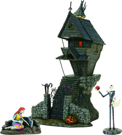 Department 56 - Jack Skellington's House | Enchanting Halloween Decor - 3-Inch Size