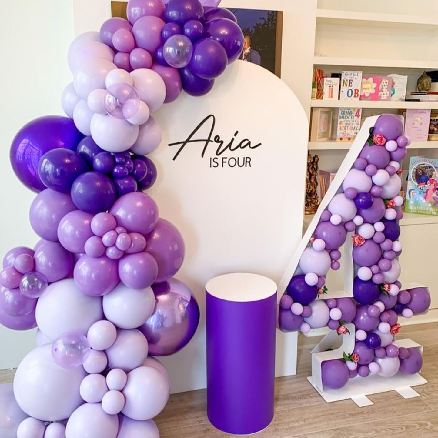 **Skiennix 12-Inch Pearl Metallic Light Purple Balloons - 50PCS Confetti Set for Birthday & Wedding Decor**