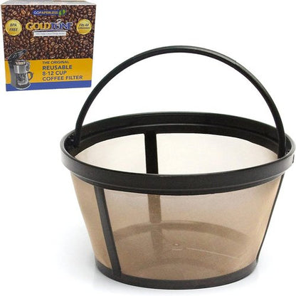 GOLDTONE Reusable Coffee Filter - Fits 8-12 Cup Black & Decker Makers | BPA-Free, Eco-Friendly Solution