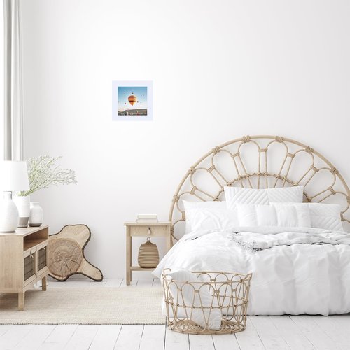 JCJMY 4x4 Picture Frame White for Wall Hanging or Tabletop, Wall Mounting Horizontally or Vertically, 4 x 4 Wall Gallery Poster Photo Frame with Shatter Resistant Plexiglass, White