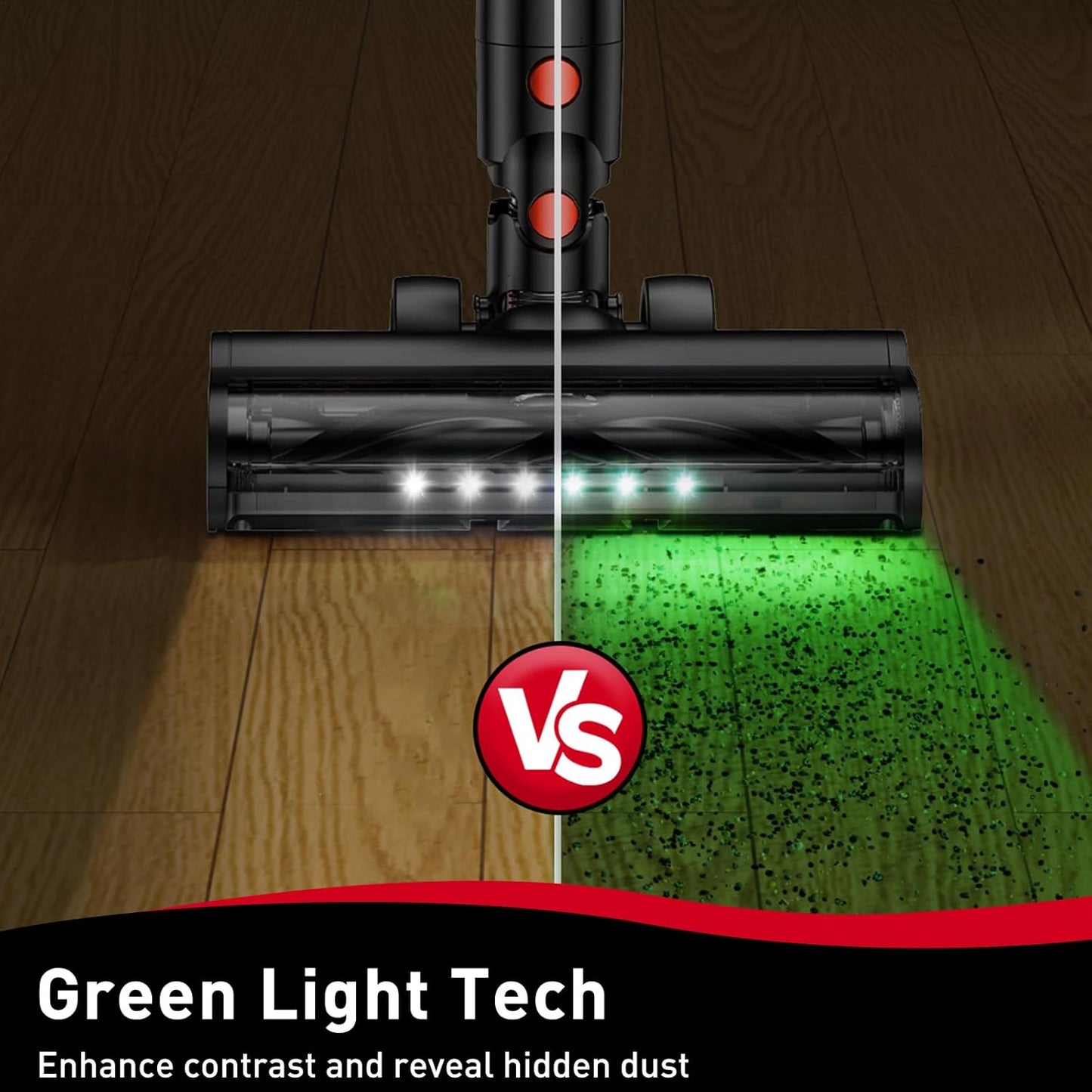Skiennix Cordless Vacuum Cleaner - 45KPA Powerful Suction | 45-Minute Runtime | 8-in-1 Design for Home & Pet Hair