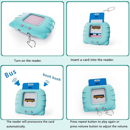 Lapare Audible Learning Toy - Engaging Music & 520 Sight Words Flash Cards for Toddlers Ages 1-5