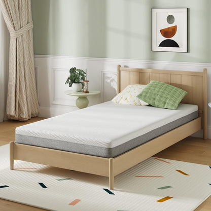 Novilla Twin Size Mattress, 6 Inch Twin Mattress for Kids, Gel-Infused Memory Foam Mattresses in a Box for Pain Relief & Enhanced Support & Cooling Sensation, CertiPUR-US Certified