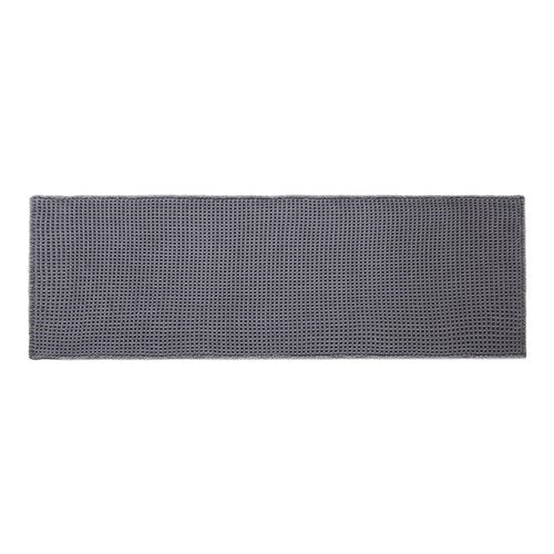 TYUU Waffle Runner Rug Bathroom, Long Boho Bathroom Rugs Non Slip Washable Super Absorbent Quick Dry Farmhouse Bath Decor, 72"x24" Grey