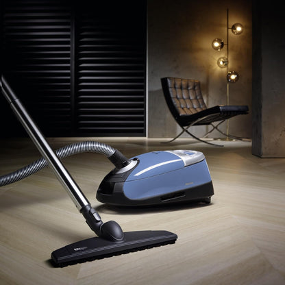 Miele Complete C2 Canister Vacuum Cleaner - High Suction Power for Hard Floors & Low-Pile Carpet | Tech Blue
