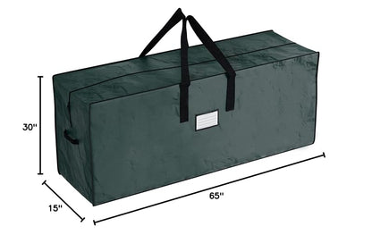 Christmas Tree Storage Bag - 65in Large Green, 9ft Disassembled Tree Organizer, Pack of 2 by Elf Stor (Variation 2)