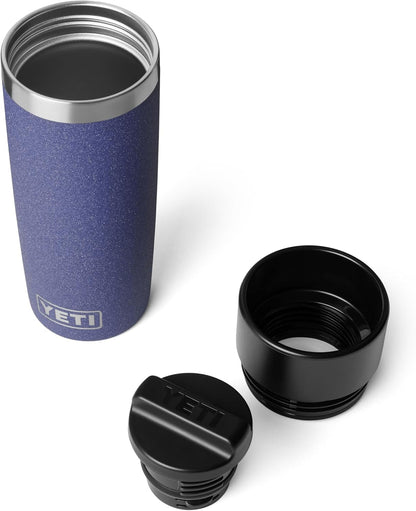 YETI Rambler 16 oz Travel Bottle - Stainless Steel, Vacuum Insulated, Leakproof Commuter Cap | Moon Dust