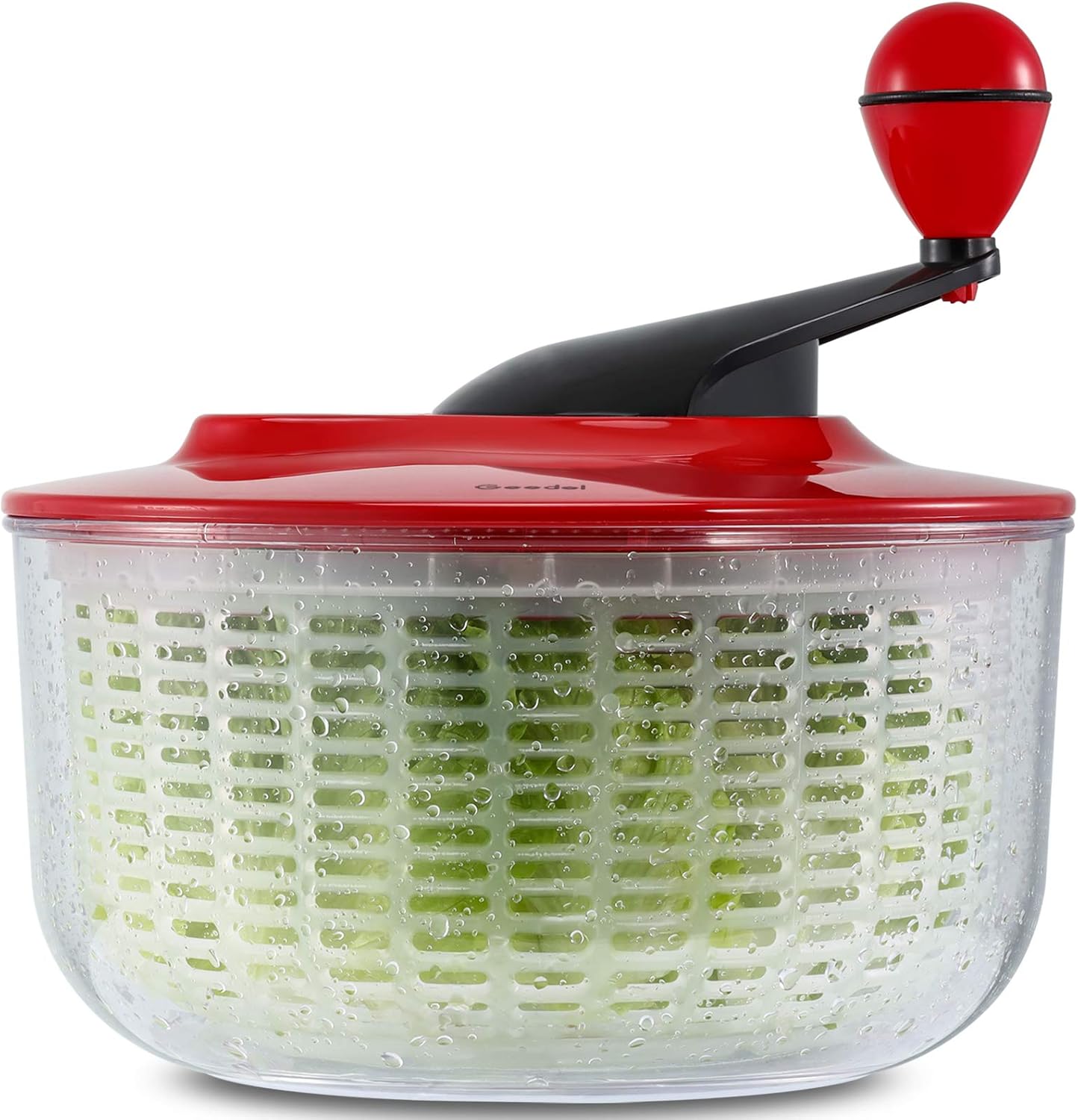 Salad Spinner - Skiennix 5L Capacity Lettuce Spinner | Easy to Clean, BPA-Free, Ideal for Vegetables & Fruits