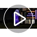 12FT Giant Halloween Inflatable Pumpkin Ghost Wizard with LED Lights Outdoor Decor