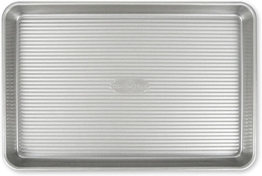 USA Pan Bakeware Nonstick Jelly Roll Baking Sheet - Durable Aluminized Steel Construction