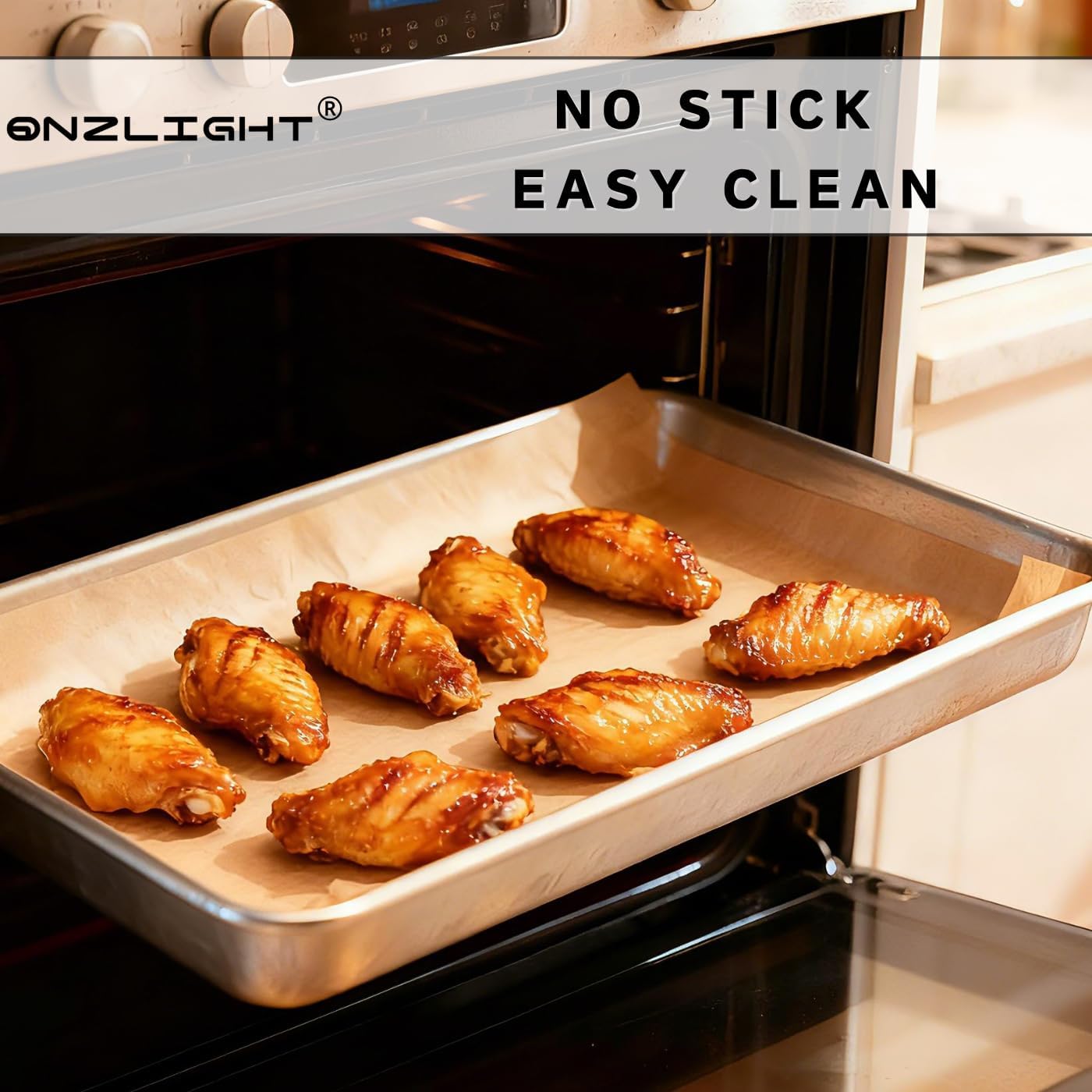 Pre-Cut Parchment Paper by [Brand Name] - Non-Stick Baking Sheets for Cookies & Roasting | 200 Sheets, 8x12 Inch, Heat Resistant Up to 446°F