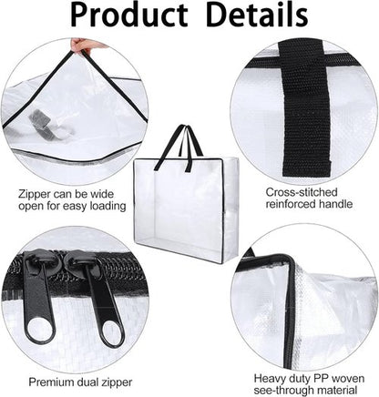 4 Pack Wreath Storage Bags by [Brand Name] - 26 Inch, 90L Capacity with Reinforced Handles & Smooth Zippers | Foldable for Christmas & Seasonal Wreaths
