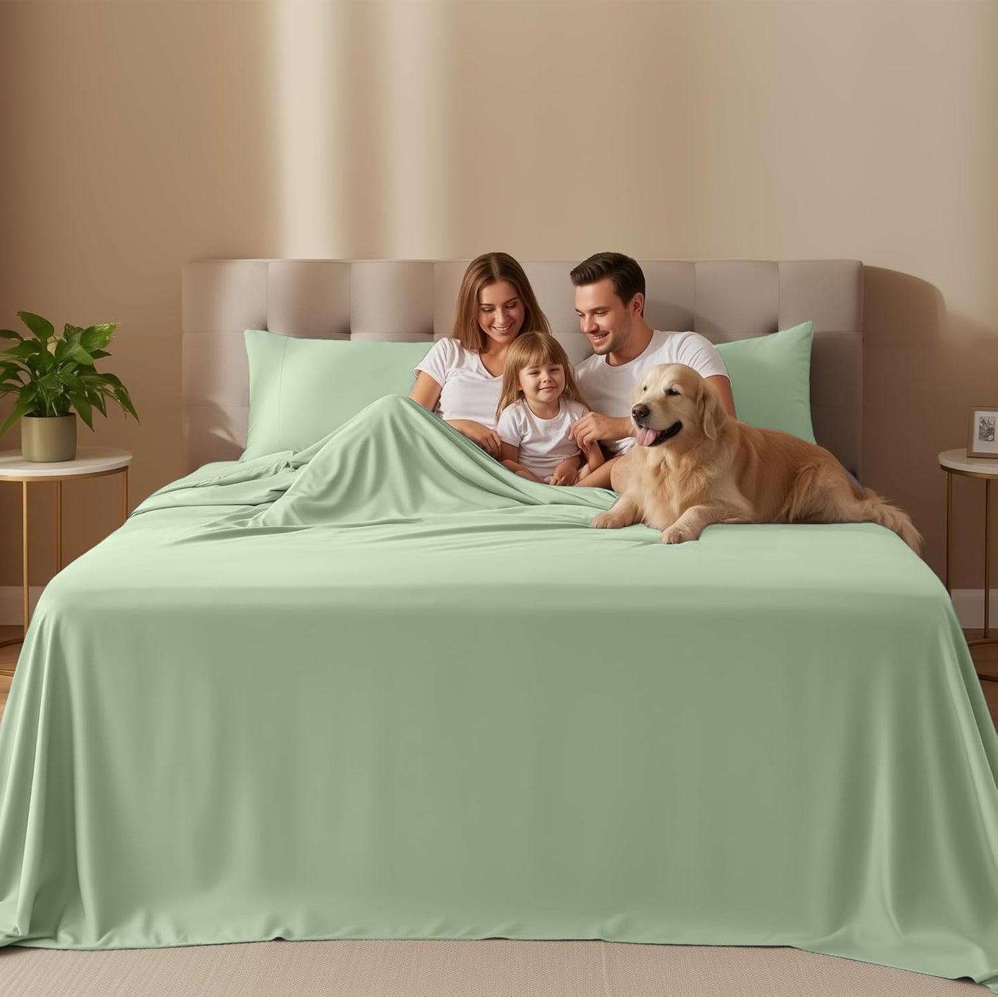 Utopia Bedding Twin Sheet Set - Soft & Breathable 3-Piece Microfiber Bed Sheets | Oeko-Tex Certified (Sage)