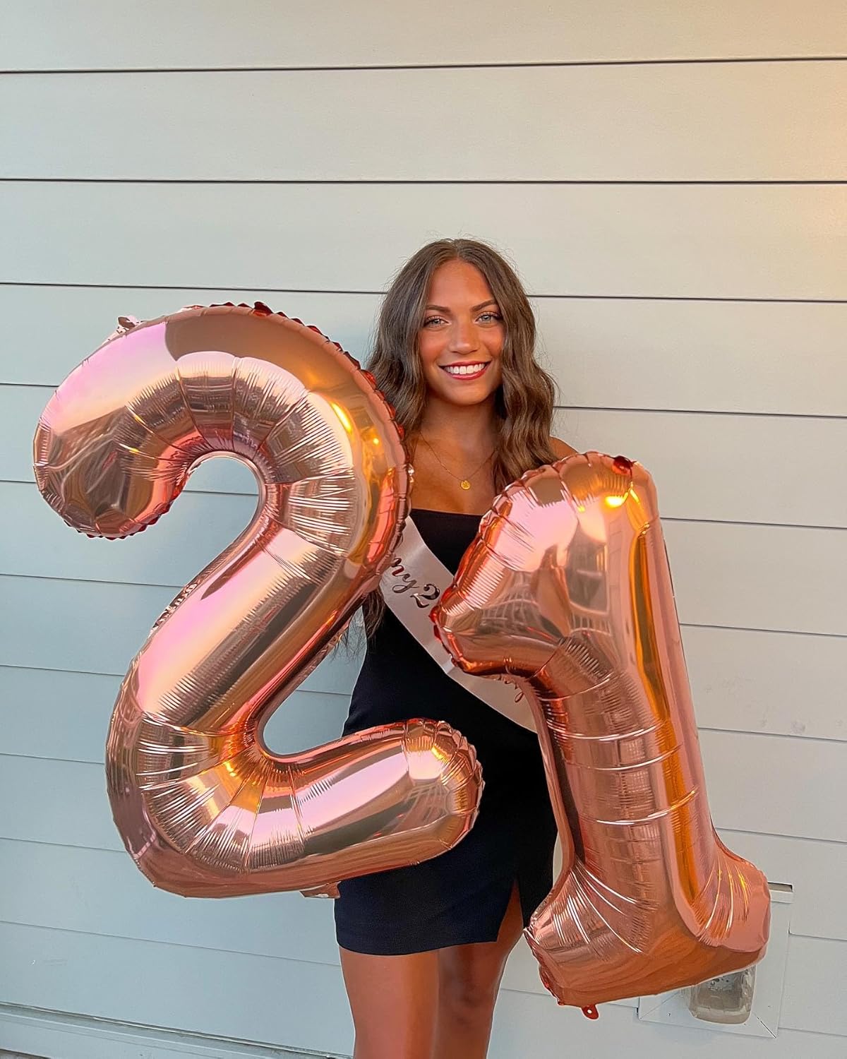 Rose Gold Number 1 Balloon by [Brand Name] - 40 Inch Giant Birthday Decoration for First Birthday