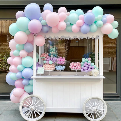 RUBFAC Mint Green Balloon Garland Kit - 129pcs in Various Sizes for Birthday, Baby Shower & Wedding Decor