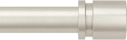Byondeth Curtain Rods - Adjustable 16 to 60 Inches | 1-Inch Diameter with Brushed Nickel Finish