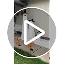 Halloween Outdoor Lighted Ghost Family 3 Pack with Timer & Remote - L+M+S