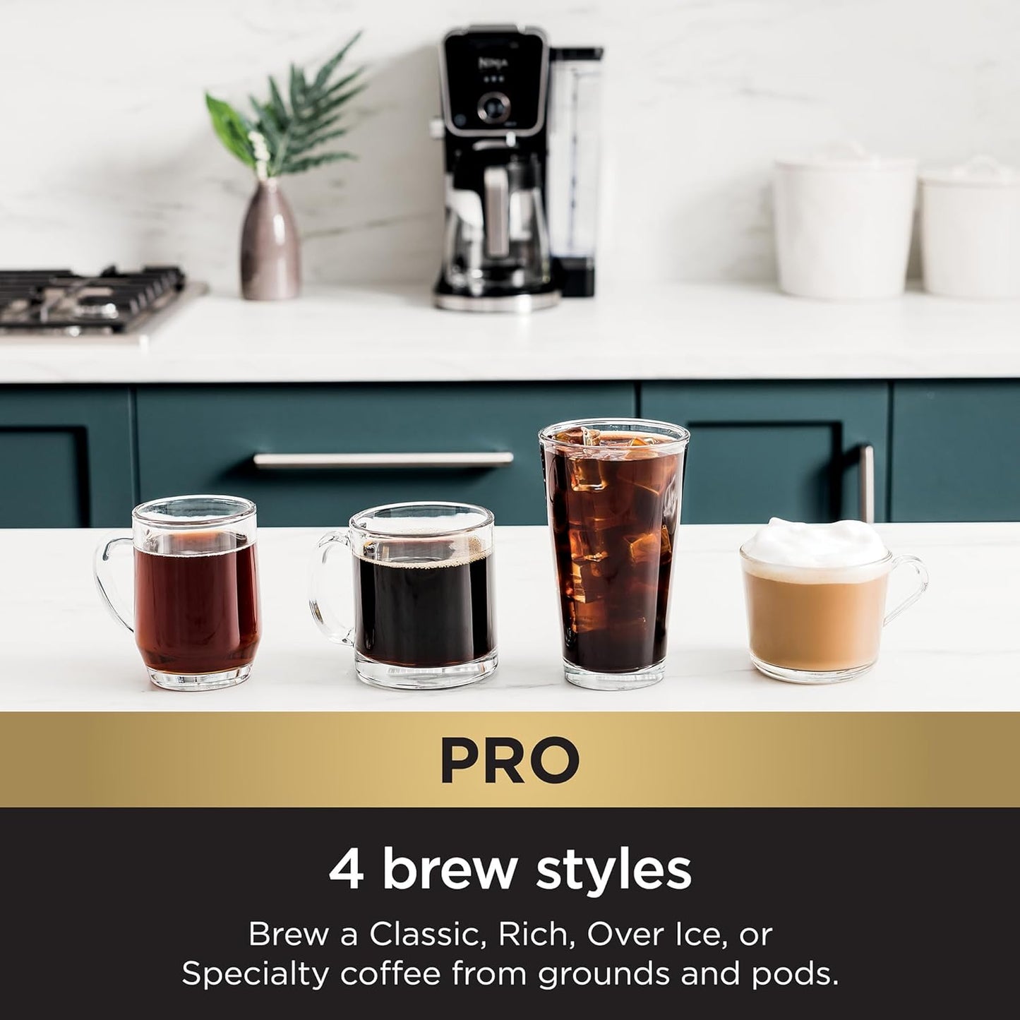Ninja Drip Coffee Maker - DualBrew Pro Specialty Coffee System | K-Cup Compatible, 12-Cup Capacity