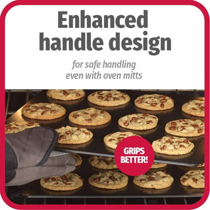GoodCook AirPerfect Cookie Sheets Set - Nonstick Carbon Steel for No-Burn Baking | 16 x 14-Inch, Gray