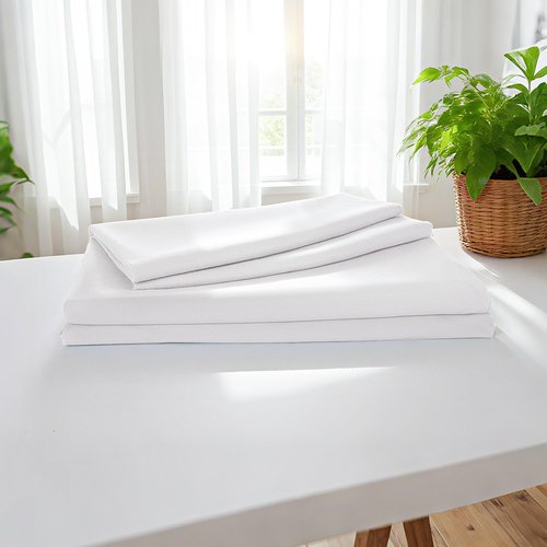 White Super Soft Duvet Cover Set Queen Size, 3 Pieces Pre-washed Microfiber Cotton-Like Comforter Cover Bedding Set with Button Closure, Includes 1 Duvet cover & 2 Pillow Cases, No Comforter